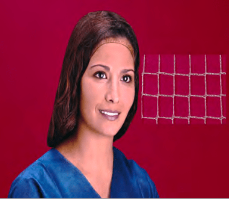 Keystone 75 - 25 Heavyweight Nylon Hairnet, Size 25", Qty 1,440 Hairnets (Case) MTESolutions