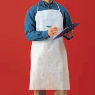 Keystone AP - NWI - WHITE Polypropylene Aprons, 28 in x 36 in, 100/Pk MTESolutions