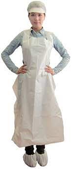 Keystone AP - PE - WHITE - 42 Polyethylene Aprons, 24 in x 42 in, 1 Mil, 1000/Pk MTESolutions