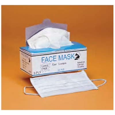 Keystone Blue Face Mask Fm - El - Blue - 2000, 2000/Pk MTESolutions