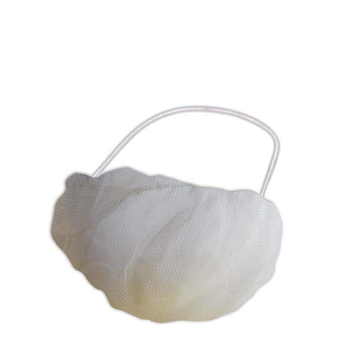 Keystone Fine Mesh Beard Covers 112HSI - White - 1000/Case MTESolutions