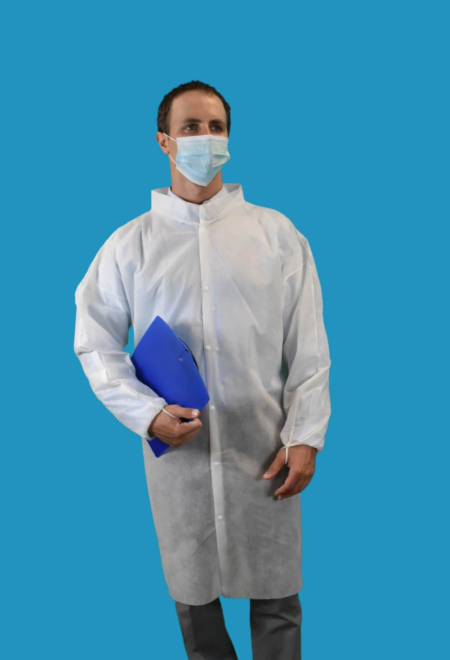 Keystone Frocks CEF0 - WE - NW - HD White Heavy Duty Anti - Static , 30/Case MTESolutions