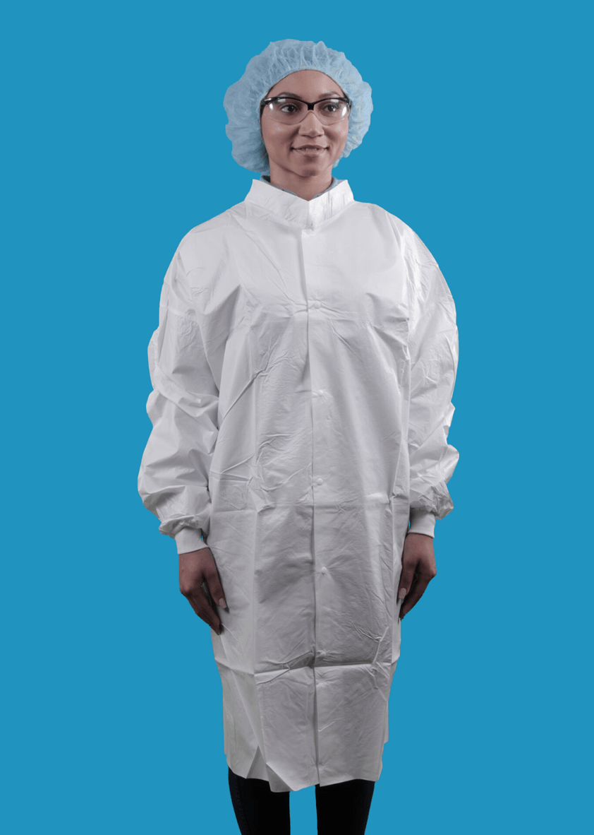 Keystone Frocks CEF0 - WK - KG White ISO Class 6 , 30/Case MTESolutions