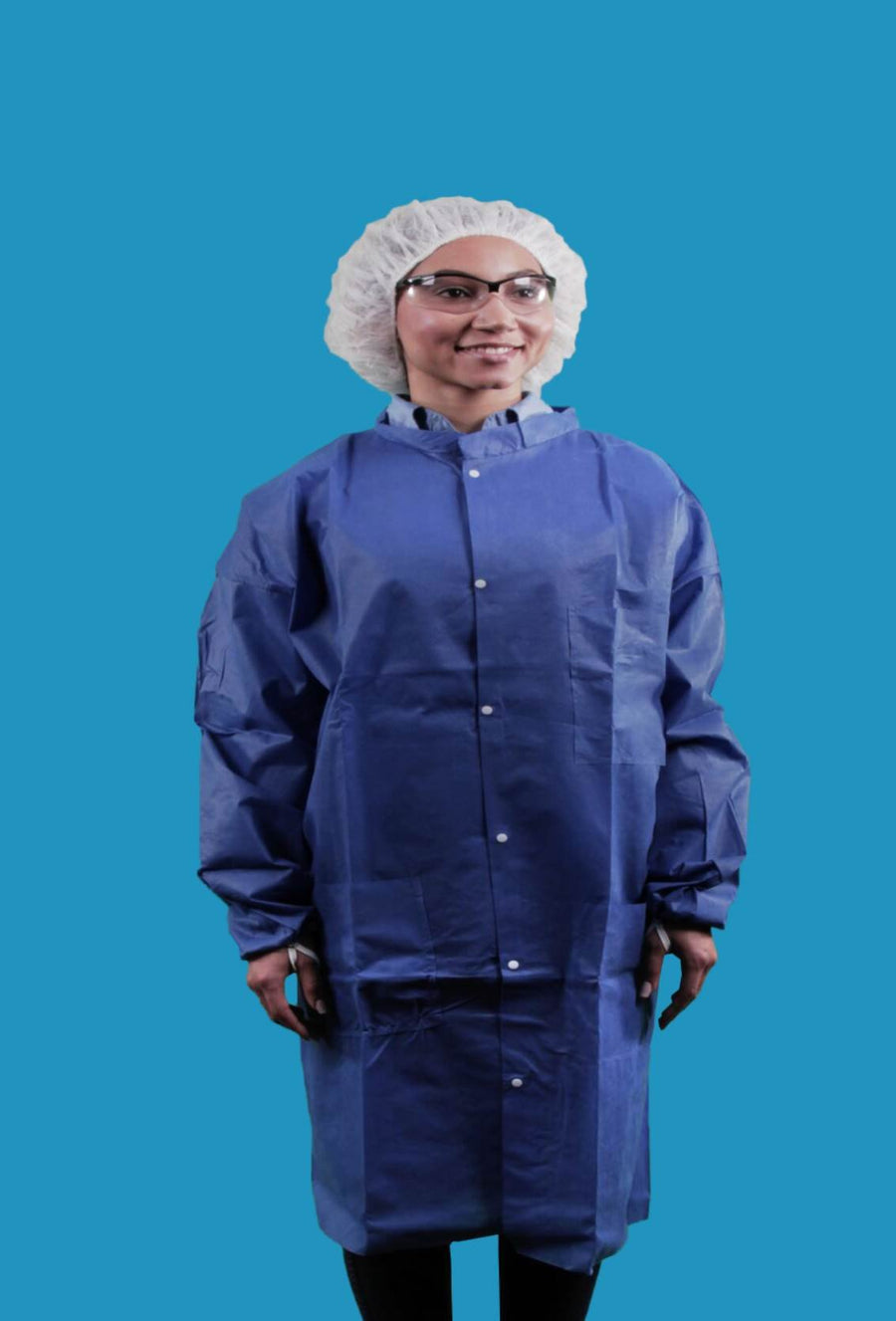 Keystone Frocks CEF3 - BE - SMS - BLUE Anit - Static Disposable, Case/30 MTESolutions