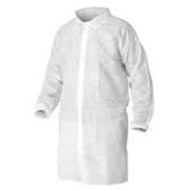 Keystone Heavy Duty Polypropylene Lab Coat, LC0 - WE - NW - HD, 30/Case MTESolutions