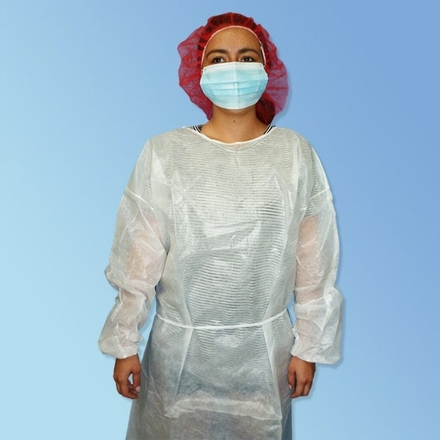 Keystone ISO Gowns Polyethylene Coated ISO - NWP , 50/Case MTESolutions