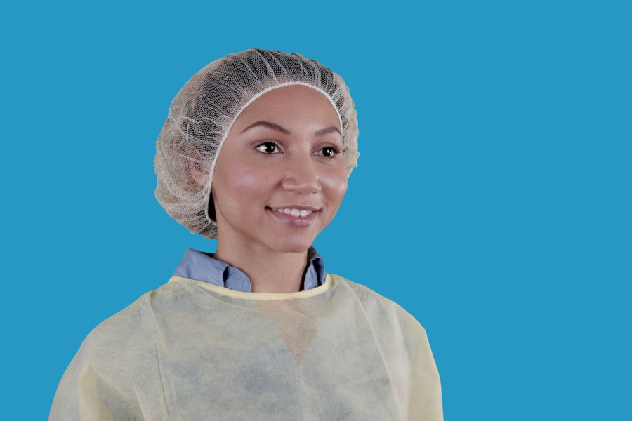 Keystone Nylon Honeycomb Hairnet, 24", Qty 1,000 Hairnets (Case) - Item Number 109HPI - 24 MTESolutions