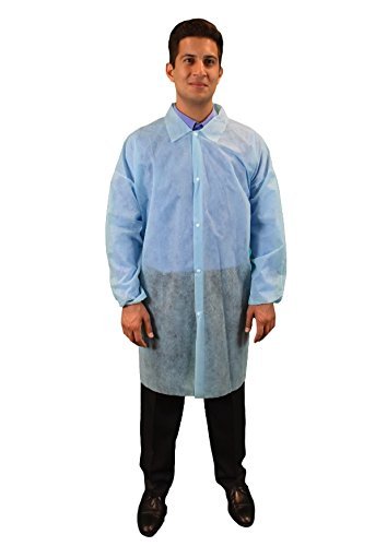 Keystone Polypropylene Lab Coat, LC0 - BE - NW, 30/Box MTESolutions