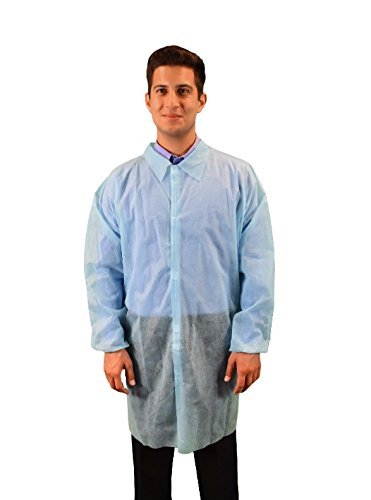 Keystone Polypropylene Lab Coat, LC0 - BE - NW - V, 30/Case MTESolutions