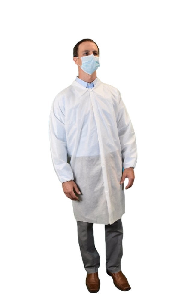 Keystone SMS Lab Coat, LC0 - WE - SMS / LC0 - BE - SMS, 30/Case MTESolutions