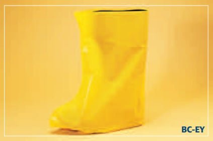 Keystone Yellow 6Mil Vinyl X - Large Boot Covers BC - EY - XL - 400/Pairs MTESolutions