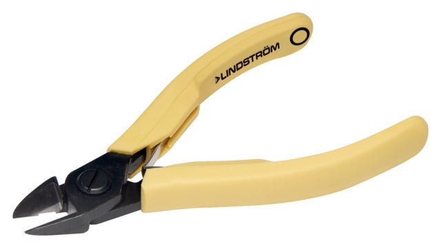 Lindstrom Micro - Bevel Precision Diagonal Cutter & Wire Stripper with Oval Head & ESD Safe Handle 125 mm MTESolutions