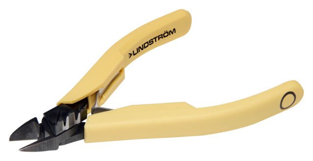 Lindstrom Precision Diagonal Cutters with Oval Cutting Head - Stripping Accessory & ESD Safe Handle 112.5 mm MTESolutions
