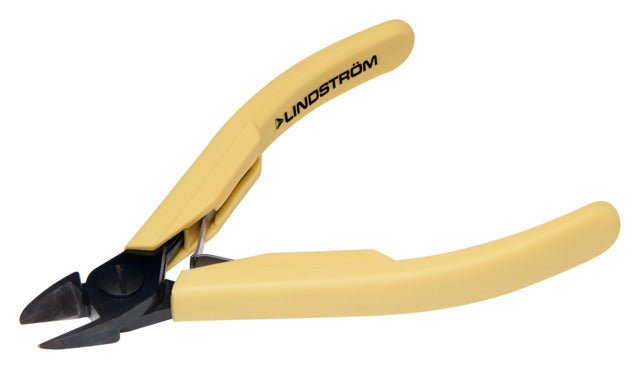 Lindstrom Precision Micro Cut Diagonal Cutter with Oval Head & ESD Safe Handle for hard materials MTESolutions