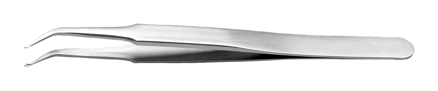 Lindstrom Stainless Steel Anti - Magnetic High Precision SMD Straight Tweezers for positioning 0.5 mm cylindrical devices, grooved 115 mm Tips MTESolutions