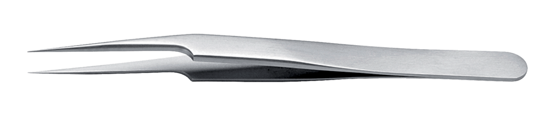 Lindstrom Stainless Steel Anti - Magnetic High Precision Tweezers with Straight, Very Fine and Sharp 110 mm Tips MTESolutions