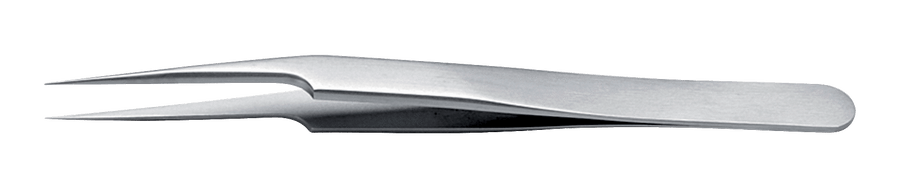 Lindstrom Stainless Steel Anti - Magnetic High Precision Tweezers with Straight, Very Fine and Sharp 110 mm Tips MTESolutions