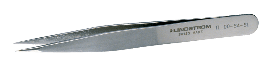 Lindstrom Stainless Steel Anti - Magnetic Precision Twezers with Straight,Thick and Strong 120 mm Tips MTESolutions