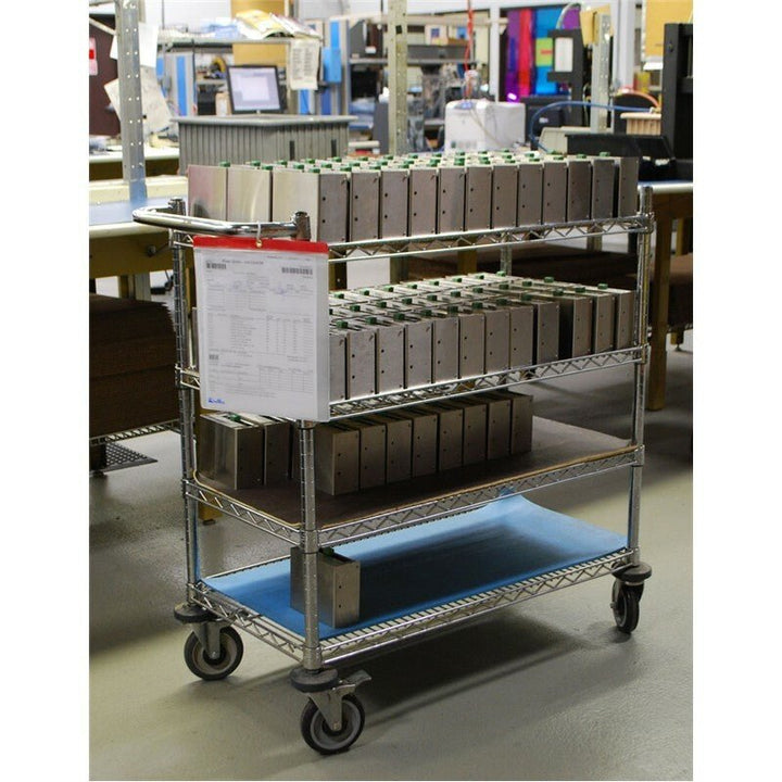 Menda 34454, ESD Shop Traveler, with Zip, Clear with Red Header, 10 in x 12 in, 10/PK MTESolutions