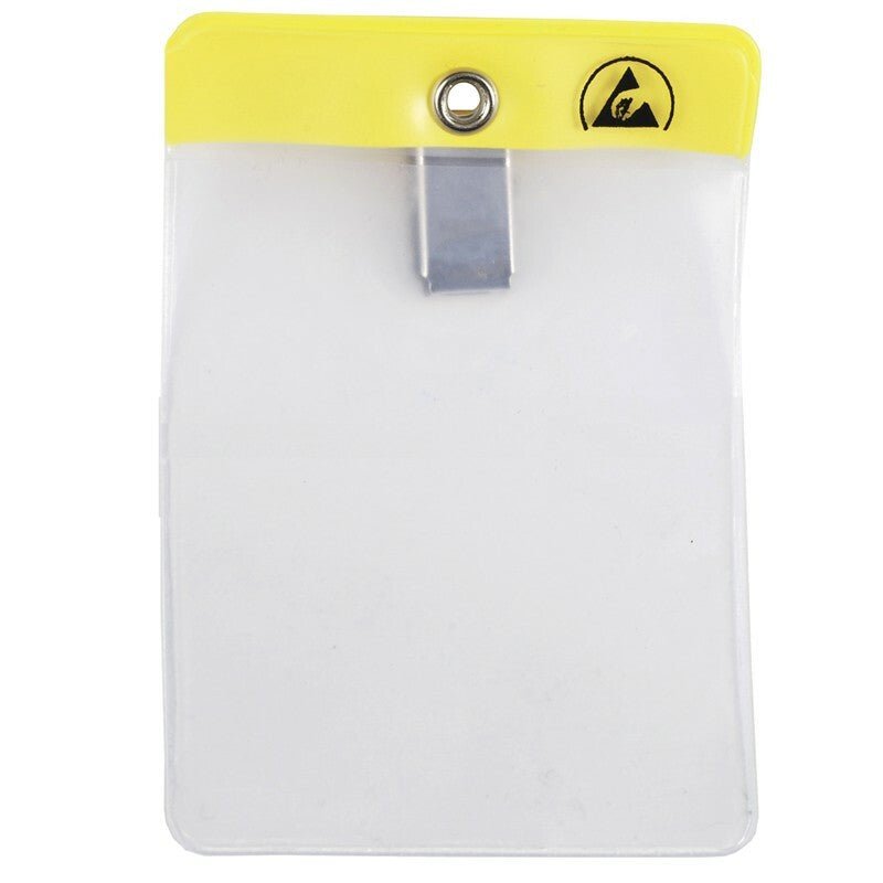 Menda 35009, Esd Badge Holder, Clip - On, Vertical, 2 - 1 - 8Inx3 - 3 - 8In (Is) MTESolutions