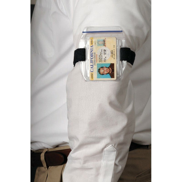 Menda 35063, Holder, Arm Badge, Zip 2 - 3 - 8Inx3 - 3 - 8In (Is), Black MTESolutions