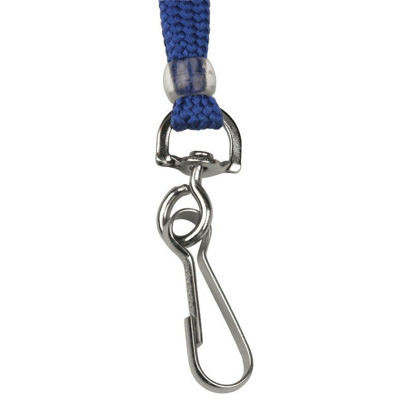 Menda 35070, Lanyard, Breakaway Flat, 3 - 8In Wide, Swivel Hook, Blue MTESolutions