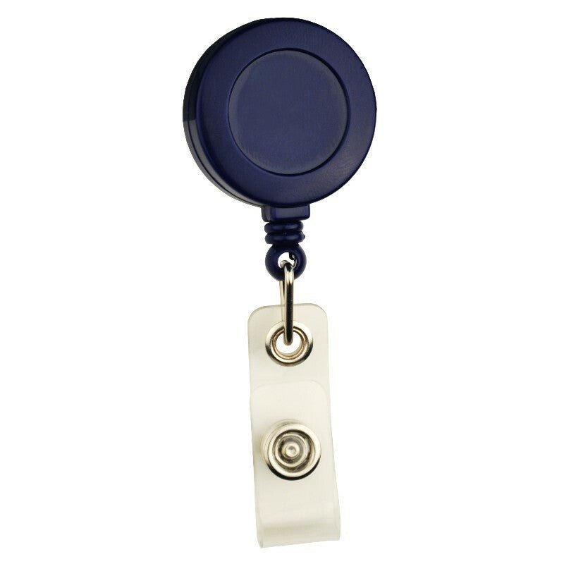 Menda 35086, Badge Reel, Round, Slide Clip, Strap End Fitting, Blue MTESolutions