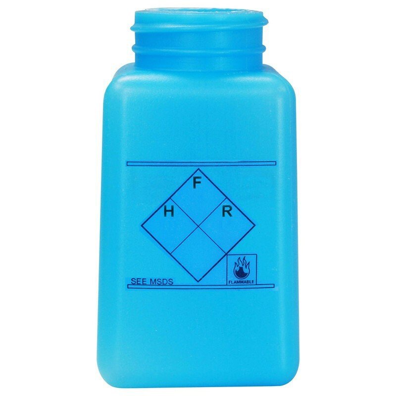 Menda 35239, Bottle Only, Blue, Durastatic, Hdpe, 6 Oz, Hazard Info MTESolutions