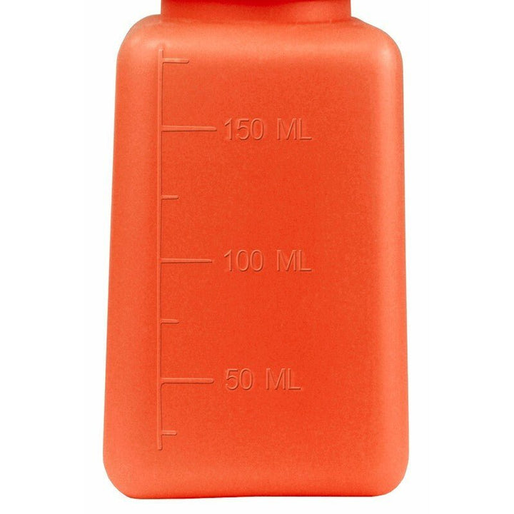 Menda 35271, One - Touch,Orange, Durastatic Sq, Hdpe, 6 Oz Acetone Printed MTESolutions