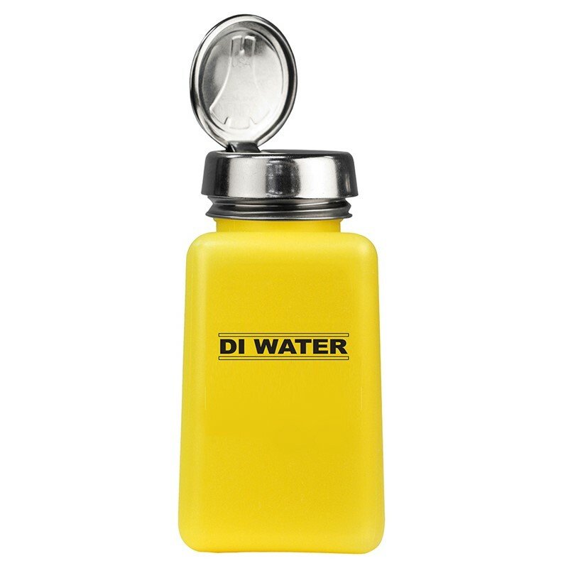 Menda 35514, One - Touch, Durastatic, Yellow, 6 Oz, Printed ''Di Water'' MTESolutions