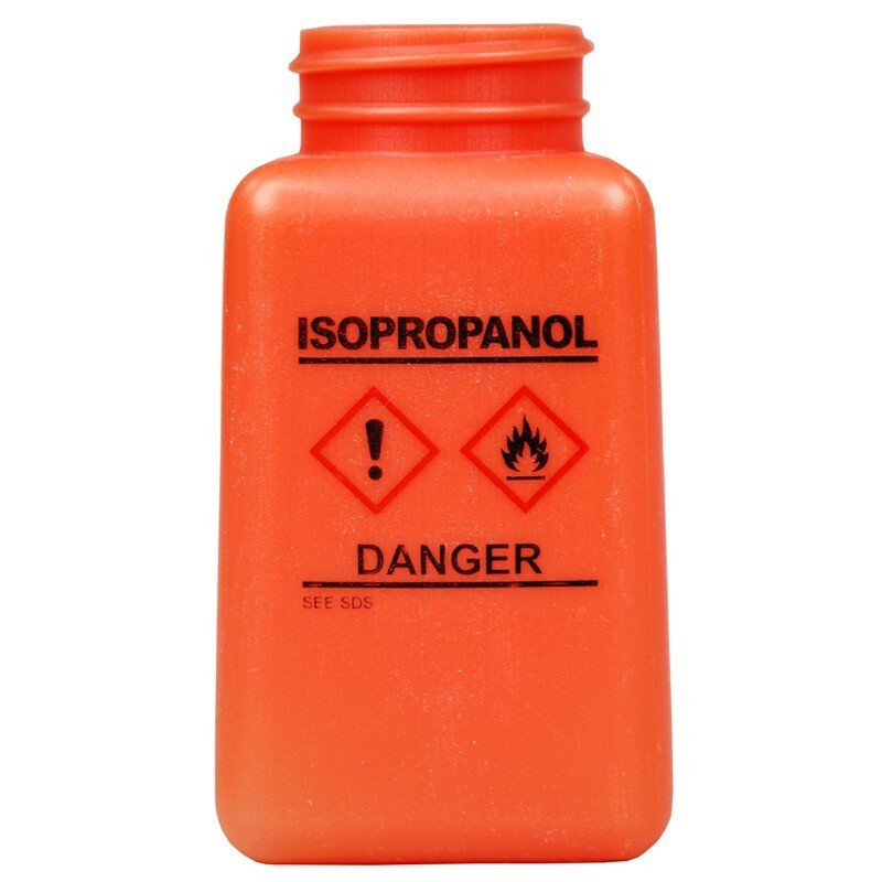 Menda 35739, Bottle Only, Orange, Hcs Label, Isopropanol Printed,6Oz MTESolutions