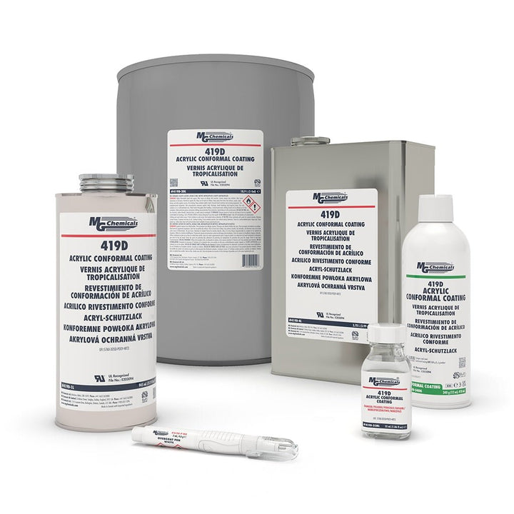 MG Chemicals 419D - 20L, Acrylic Conformal Coating, 20L Pail, Case of 1 MTESolutions