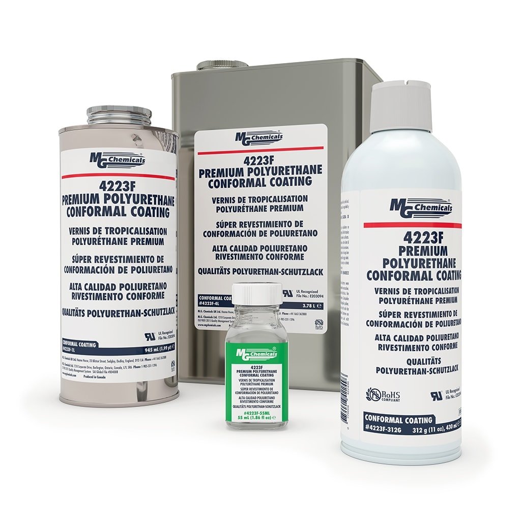 MG Chemicals 4223F - 4L, Urethane Conformal Coating, 1 Gallon Can, Case of 1 MTESolutions