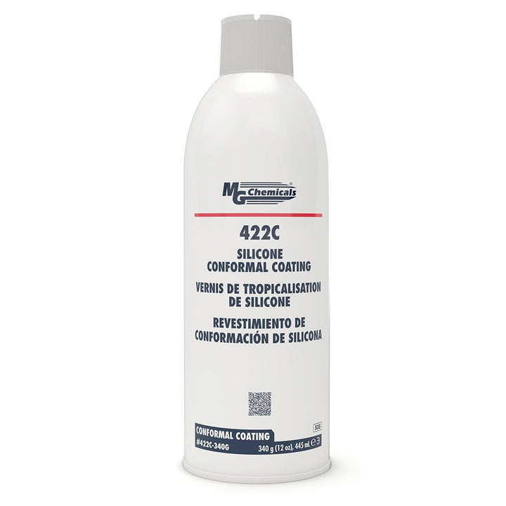MG Chemicals 422C - 340G, Silicone Conformal Coating, 340g Aerosol, Case of 12 MTESolutions