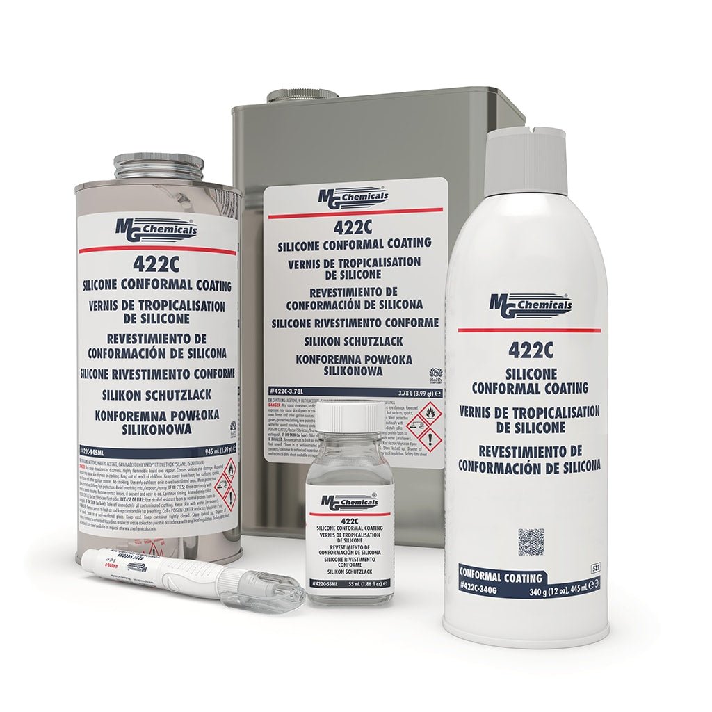MG Chemicals 422C - P, Silicone Conformal Coating, 5ml Pen, Case of 5 MTESolutions