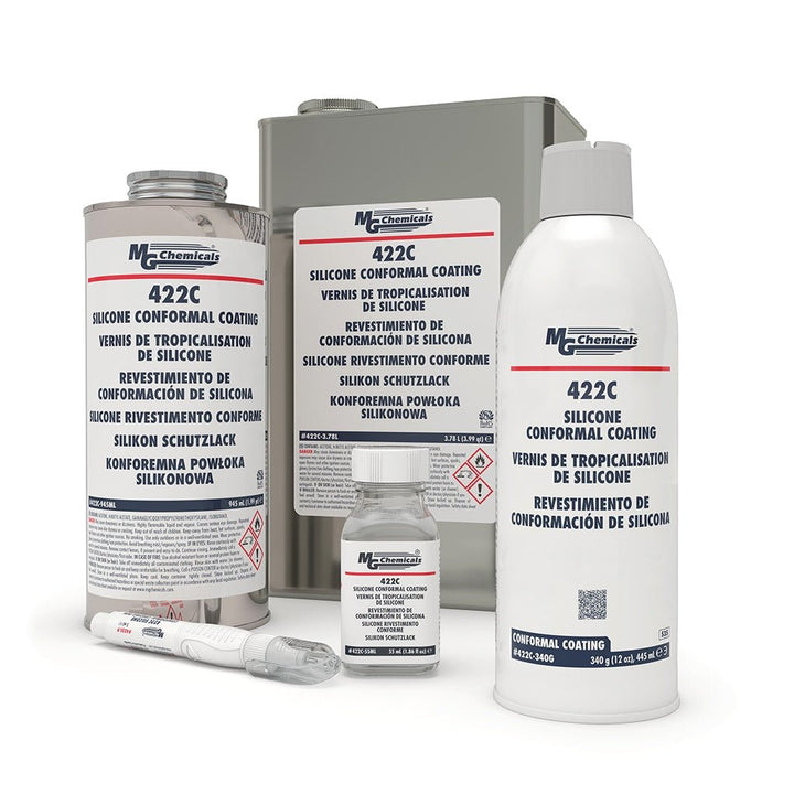 MG Chemicals 422C - P, Silicone Conformal Coating, 5ml Pen, Case of 5 MTESolutions