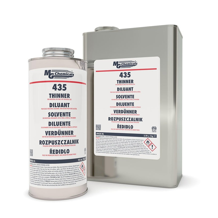 Mg Chemicals 435 - 4L, Thinner, 1 Gallon Can, Case of 1 MTESolutions