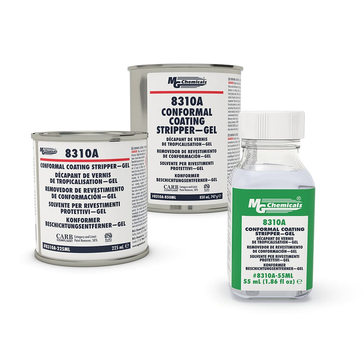 MG Chemicals 8310A - 850ML, Conformal Coating Stripper Gel, 28.7oz Can, Case of 2 Cans MTESolutions
