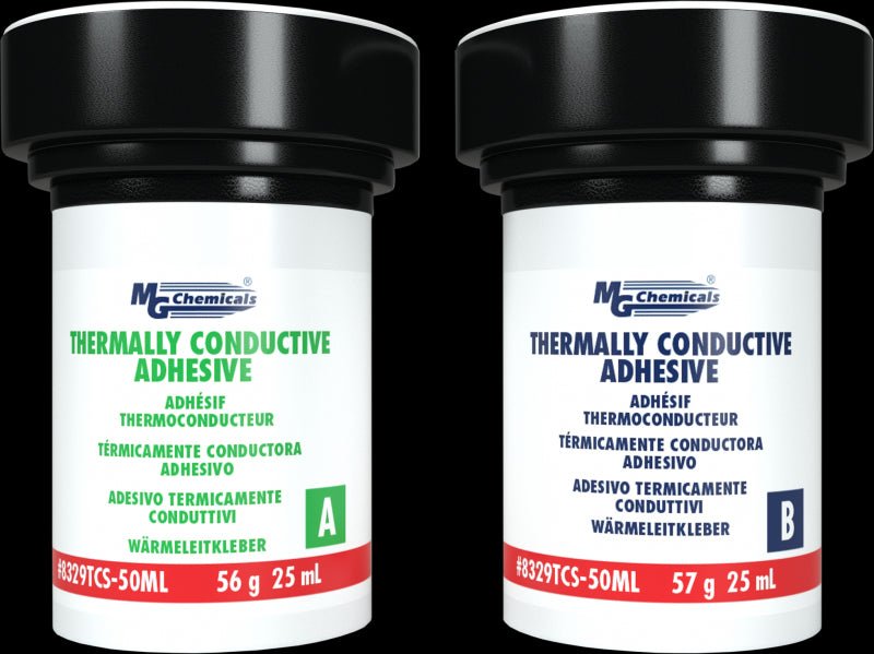 MG Chemicals 8329TCS - 50ML, Thermal Adhesive - High TC, 50ml Jar, Case of 6 MTESolutions