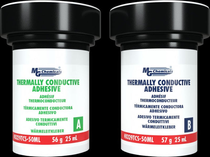 MG Chemicals 8329TCS - 50ML, Thermal Adhesive - High TC, 50ml Jar, Case of 6 MTESolutions