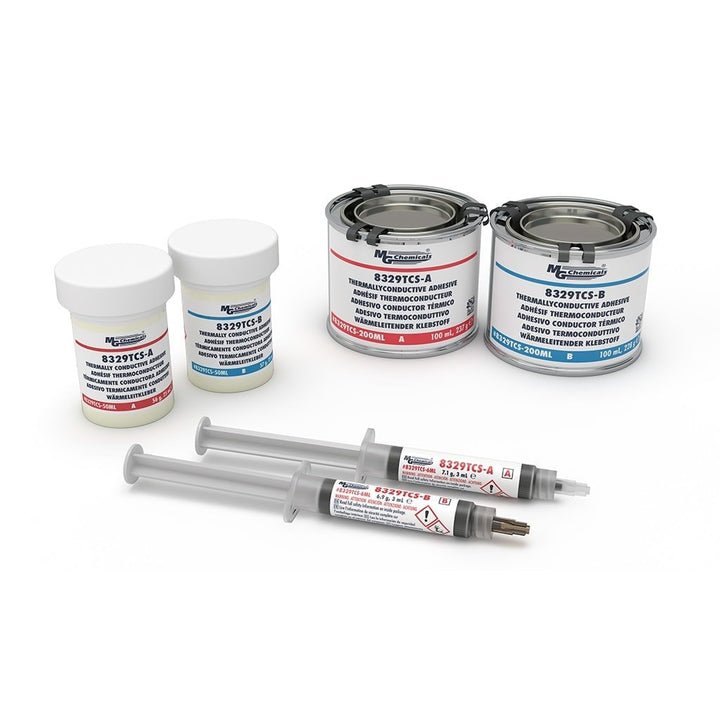 MG Chemicals 8329TCS - 50ML, Thermal Adhesive - High TC, 50ml Jar, Case of 6 MTESolutions