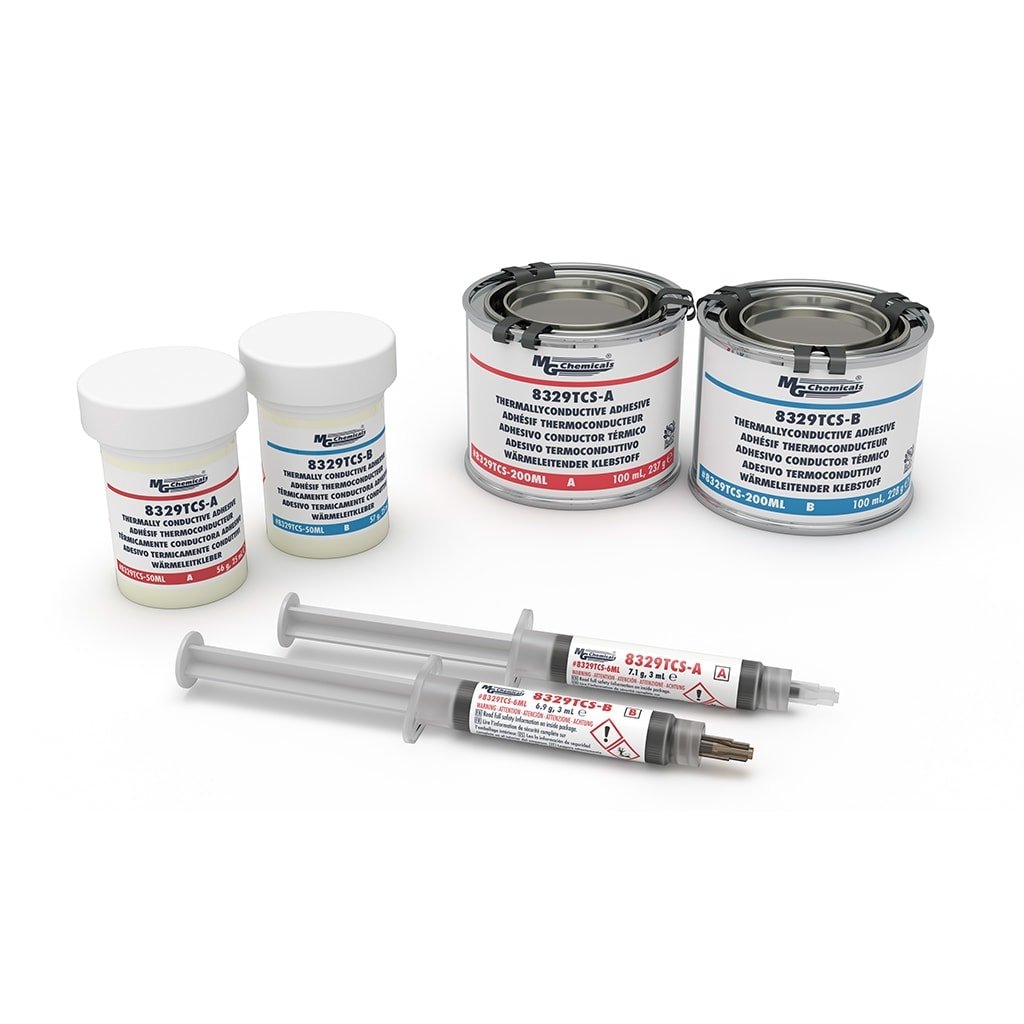 MG Chemicals 8329TCS - 6ML, Thermal Adhesive - High TC, 6ml Syringe, Case of 5 MTESolutions