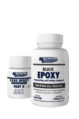 MG Chemicals 832B - 375ML, Black Epoxy Encapsulating and Potting Compound, 12 oz. 2 Bottle Kit, Case of 1 Kit MTESolutions