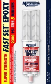 MG Chemicals 8332 - 25ML, Fast Set Epoxy, 25ml Syringe Kit, Case of 6 Kits MTESolutions