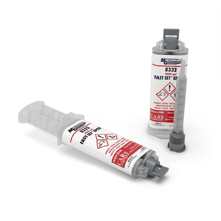 MG Chemicals 8332 - 25ML, Fast Set Epoxy, 25ml Syringe Kit, Case of 6 Kits MTESolutions