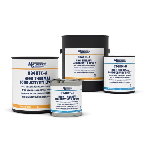 MG Chemicals 834HTC - 4.25L, High Thermal Conductivity Epoxy, 4.25L 2 Can Kit, Case of 8 MTESolutions