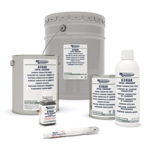 MG Chemicals 838AR - 55ml, Total Ground Carbon Conductive Coating, 48.9g Bottle, Case of 5 MTESolutions