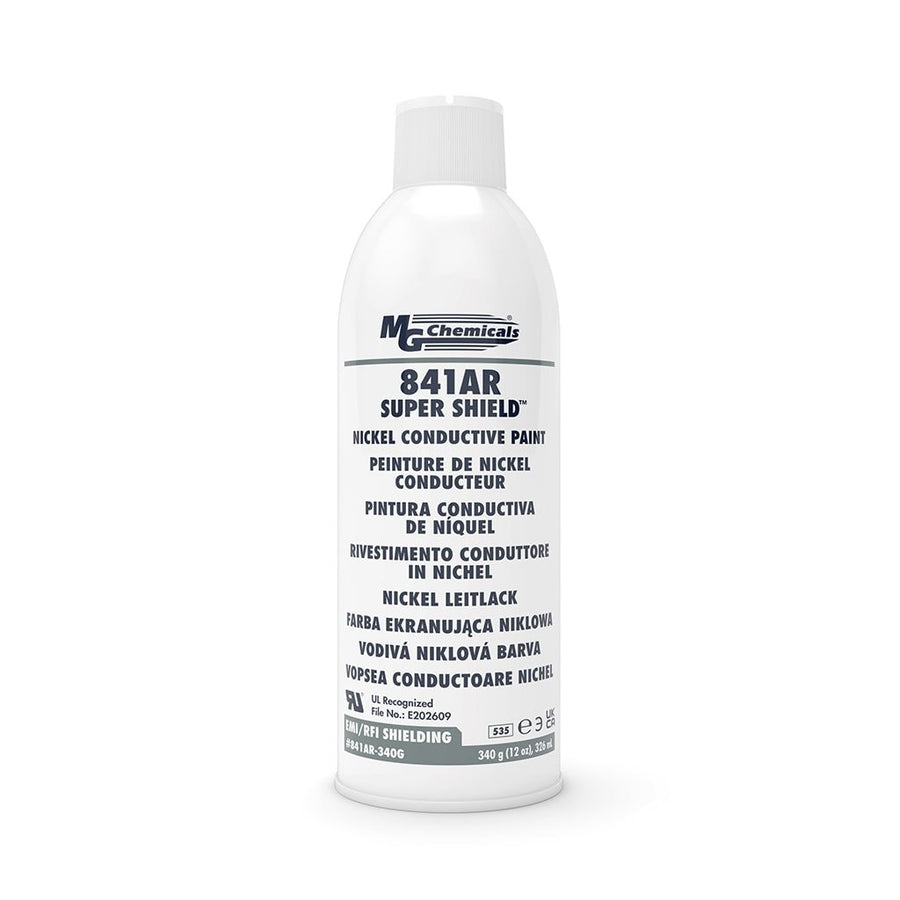 MG Chemicals 841AR - 340G, Super Shield™ Nickel Conductive Paint, 326ml Aerosol, Case of 6 MTESolutions