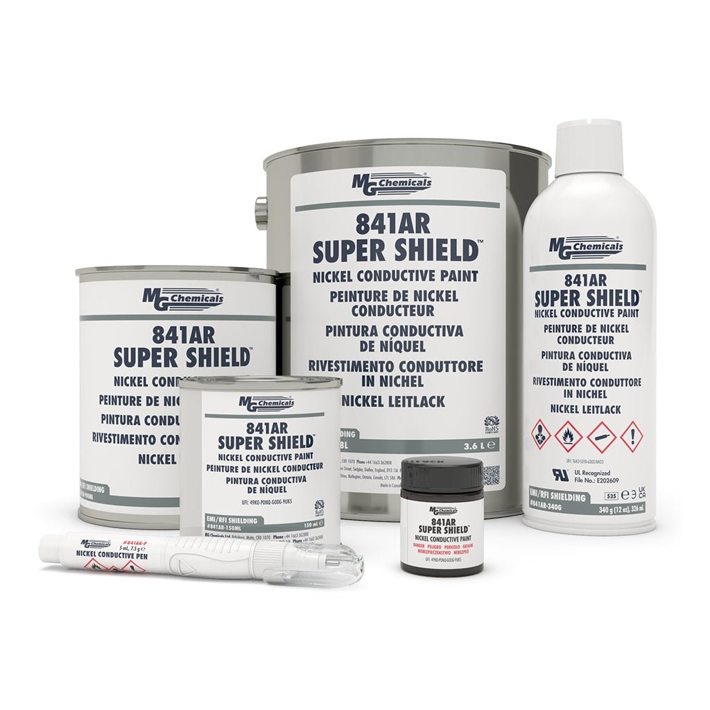 MG Chemicals 841AR - 900ML, Super Shield Nickel Conductive Paint, 850ml Can, Case of 1 MTESolutions