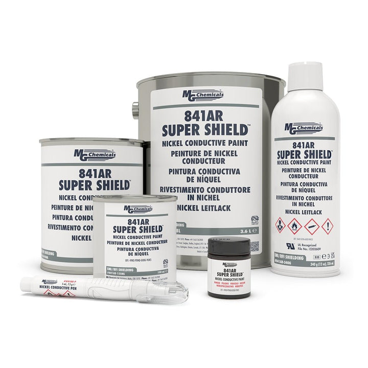MG Chemicals 841AR - 900ML, Super Shield Nickel Conductive Paint, 850ml Can, Case of 1 MTESolutions